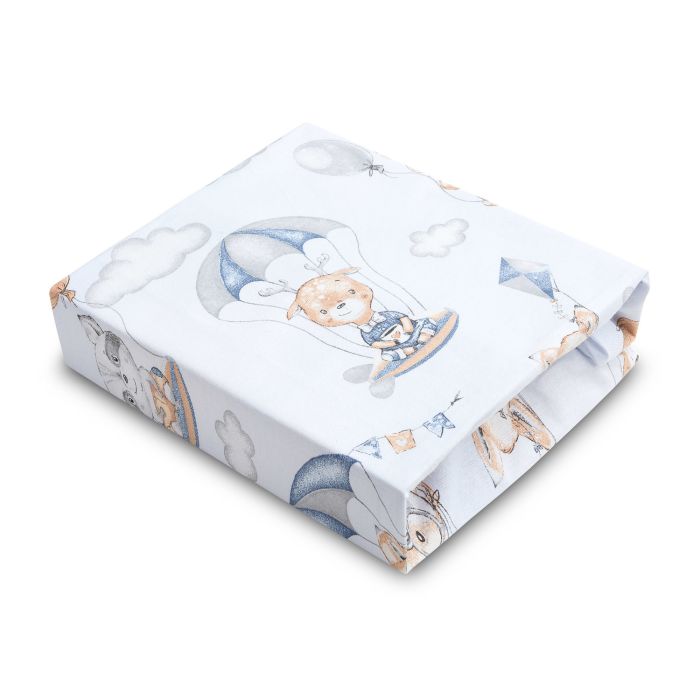 Paklodė su guma 120x60 "Flight"- medvilninė