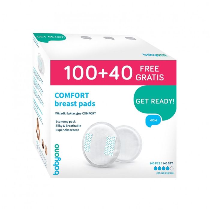 Įklotai laktaciniai į liemenėlę BabyOno COMFORT 140 vnt