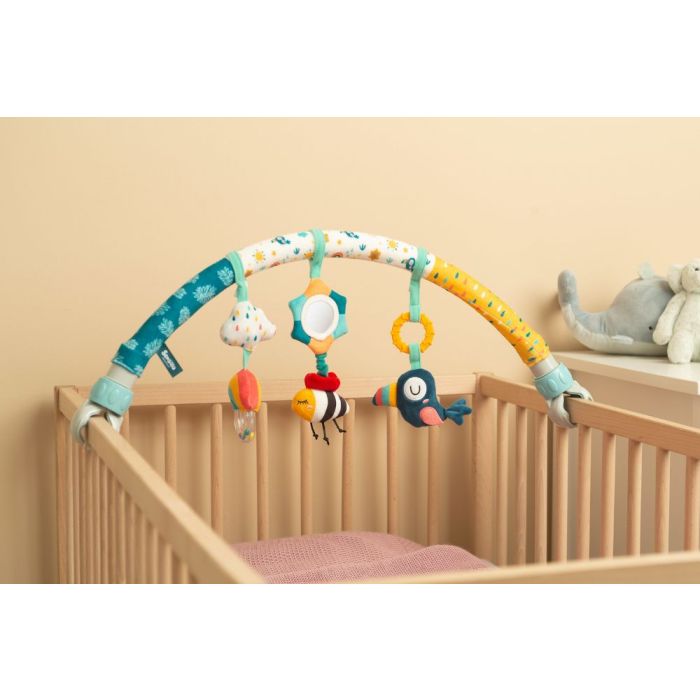 Žaislų lankas vežimėliui/kėdutei "Rainbow"