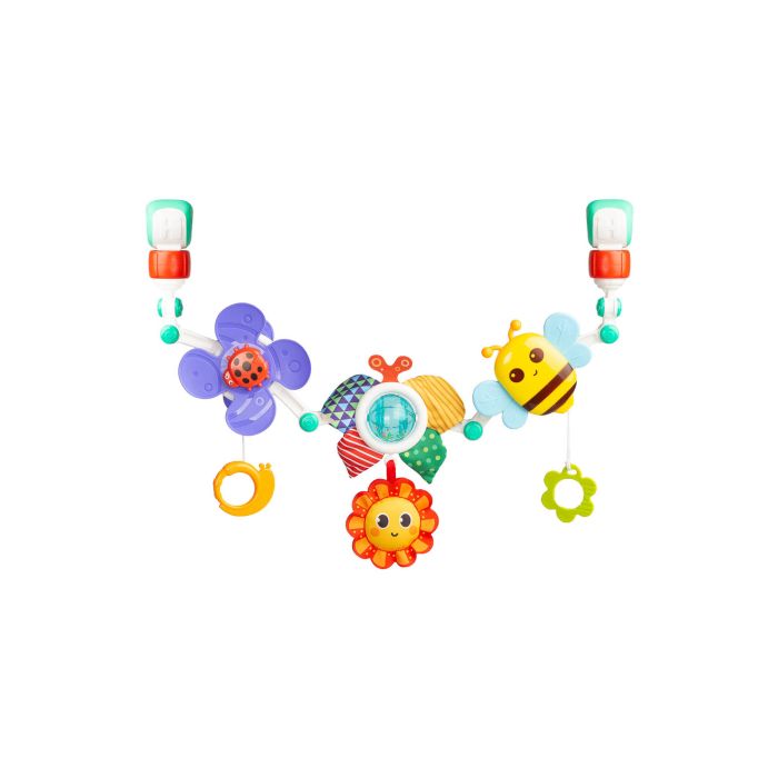 Žaislų lankas vežimėliui/kėdutei "FLOWER"