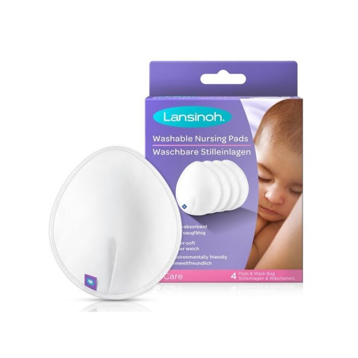 Daugkartiniai laktaciniai įklotai į liemenėlę Lansinoh 4 vnt