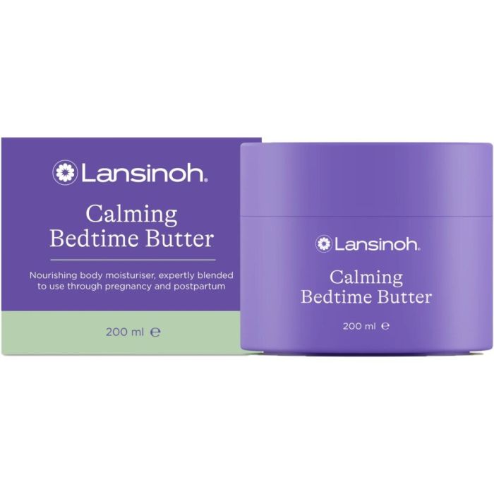 Lansinoh raminamasis kūno sviestas su magniu prieš miegą, 200ml