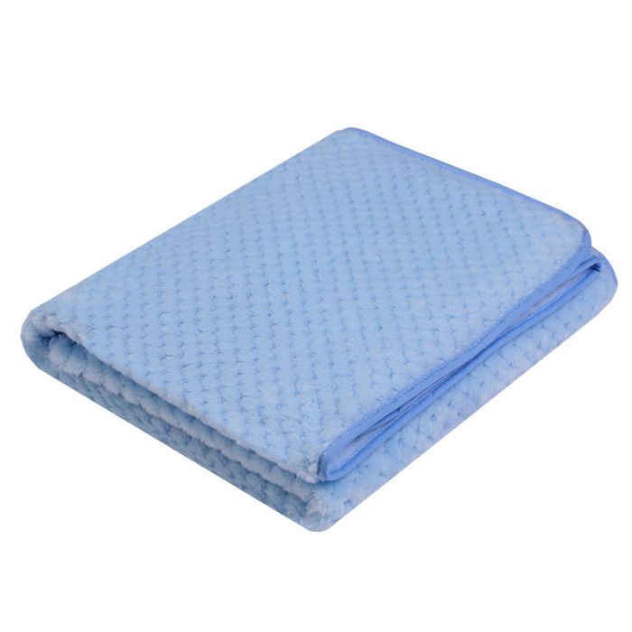 Pledukas kūdikiui "Blank" 80x90 melsvas