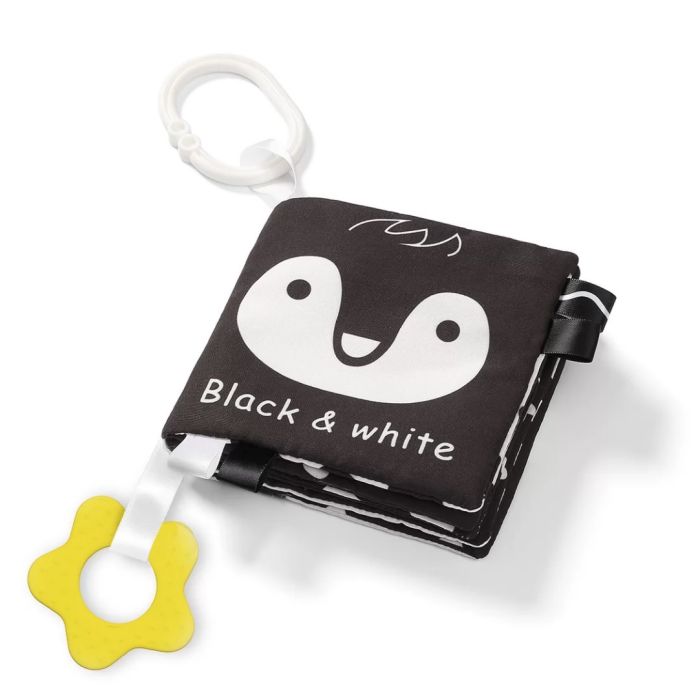 Minkšta kūdikio knygutė "Black&White"