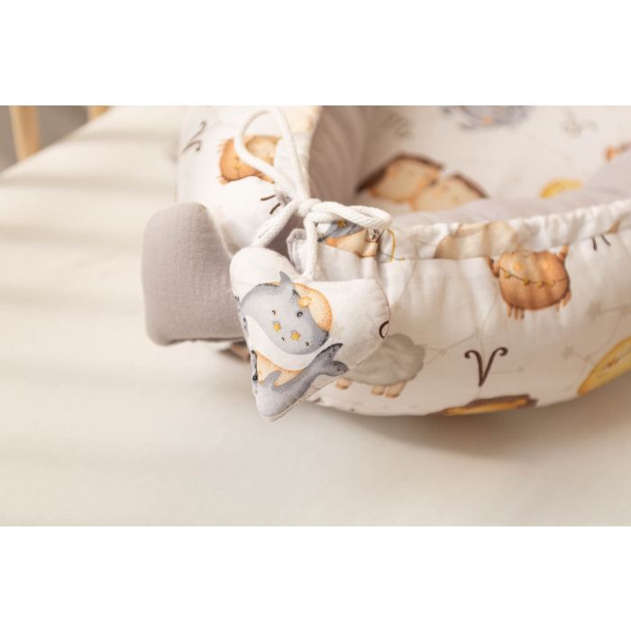 Kūdikio lizdelis iš muslino "Zodiac" 