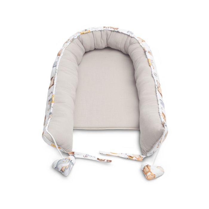 Kūdikio lizdelis iš muslino "Zodiac" 
