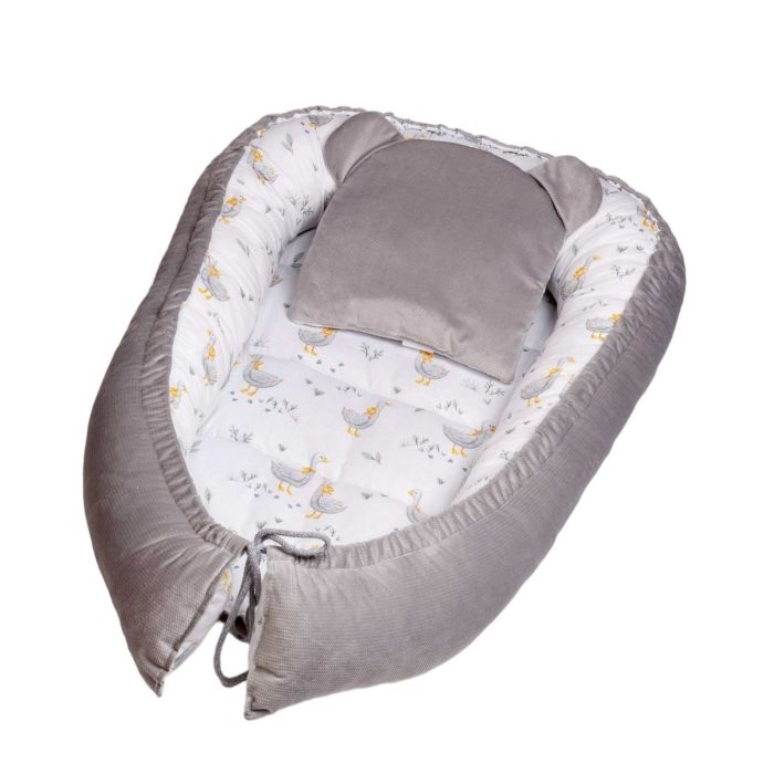 Kūdikio lizdelis "Golden goose grey" 
