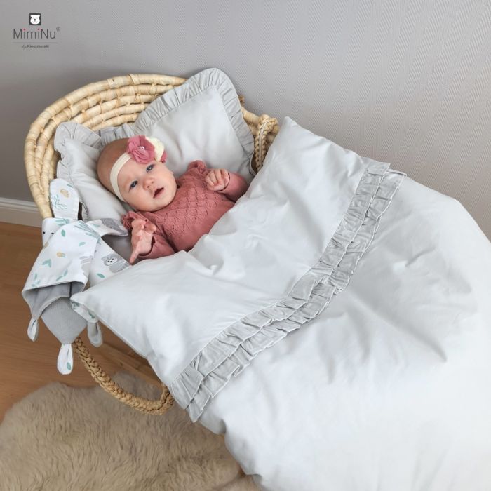 Komplektas kūdikio vežimėliui/ lopšiui "Royal" smėlio spalvos