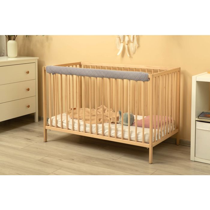 Kūdikio / vaiko Lovytės apsauga 116 cm "UP Velvet grey" 