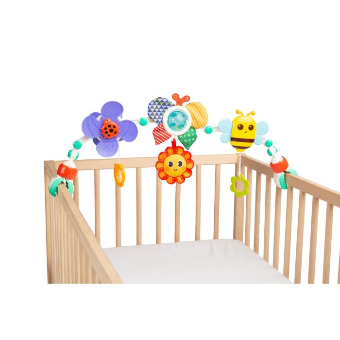 Žaislų lankas vežimėliui/kėdutei "FLOWER"