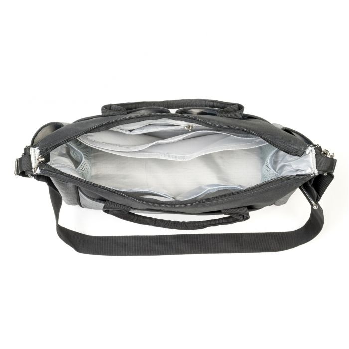 Krepšys - mamos rankinė kūdikio daiktams "City black" 