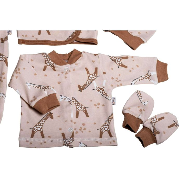 Kūdikio kraitelis - drabužėliai naujagimiui "Melman" 5 dalių 