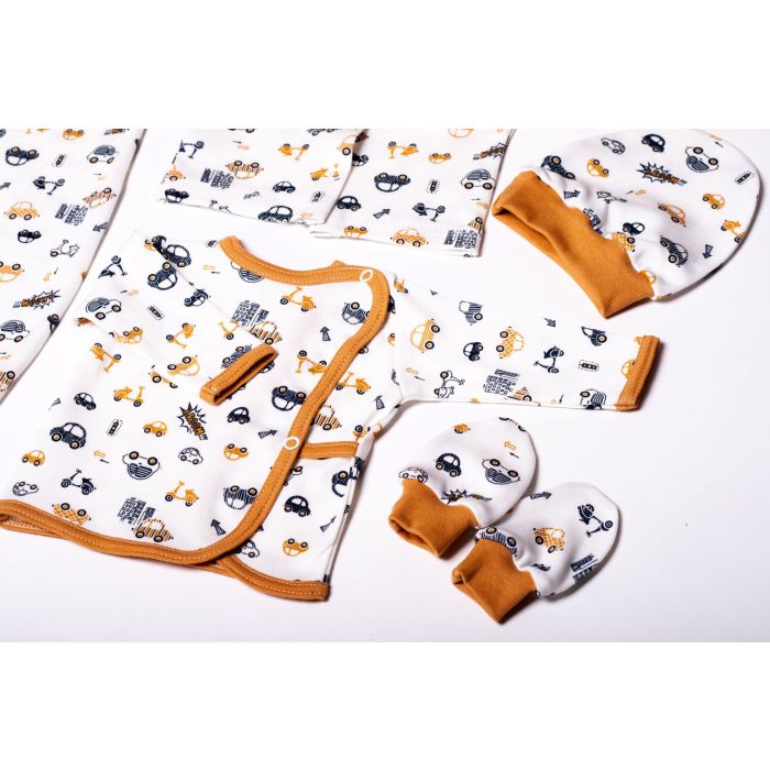 Kūdikio kraitelis - drabužėliai naujagimiui "Broom" 5 dalių 