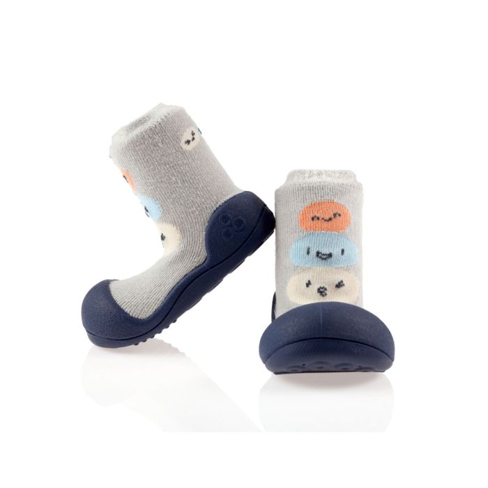 Pirmieji batukai kūdikiams Attipas "Bean grey" 