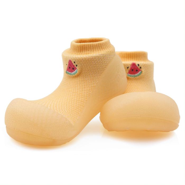 Pirmieji batukai kūdikiams Attipas "Cool summer" yellow