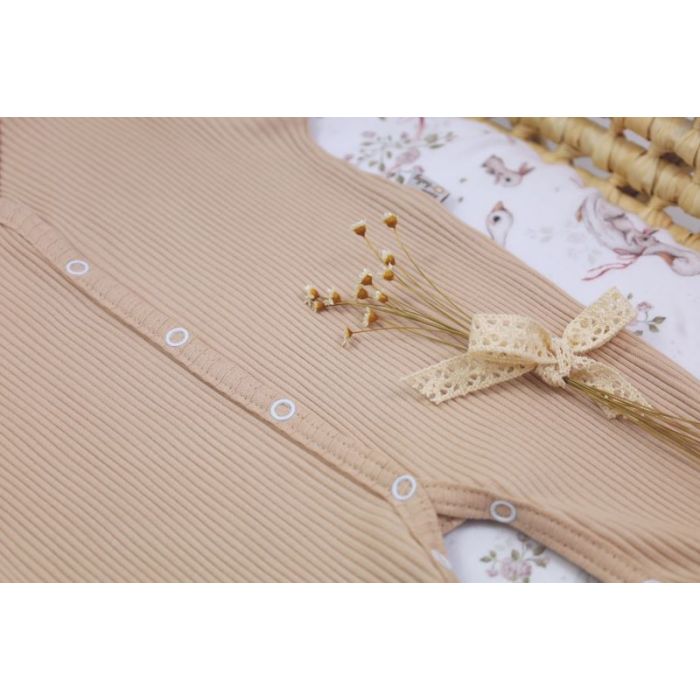 Šliaužtinukai kūdikiui "Lined lux" latte 