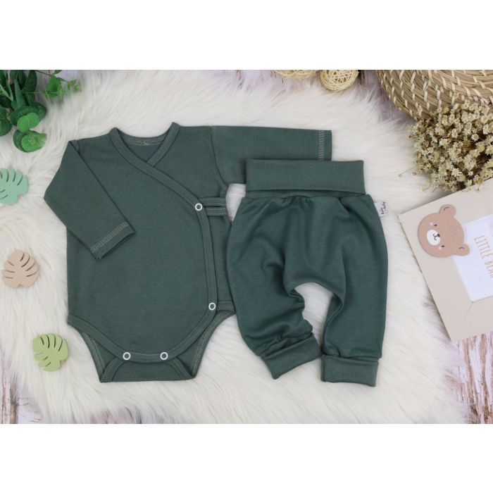 Drabužėliai kūdikiui "Blank baggi khaki" 2 dalių