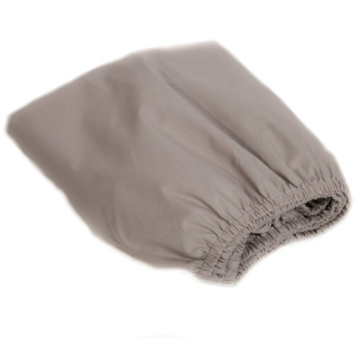 Paklodė su guma 120x60 "Gentle grey" - medvilninė 