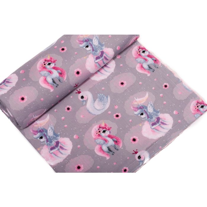 Pledas kūdikiui "Fairy tale" 100x75cm  rožinės spalvos