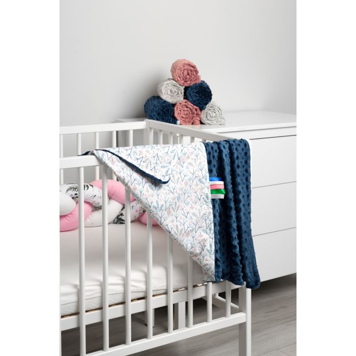 Pledas kūdikiui "IN BLUE" 100x75cm 