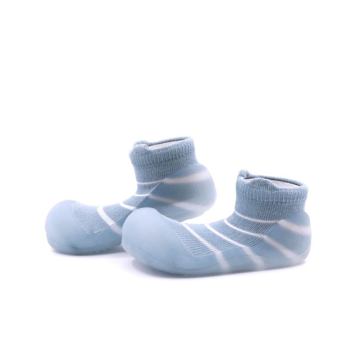 Pirmieji batukai kūdikiams Attipas "Bamboo bear" blue