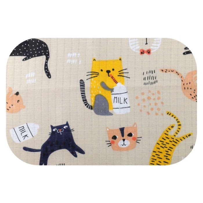 Vystyklas kūdikiui iš marlės lux 70x80cm (galima pasirinkti piešinuką) 1 vnt