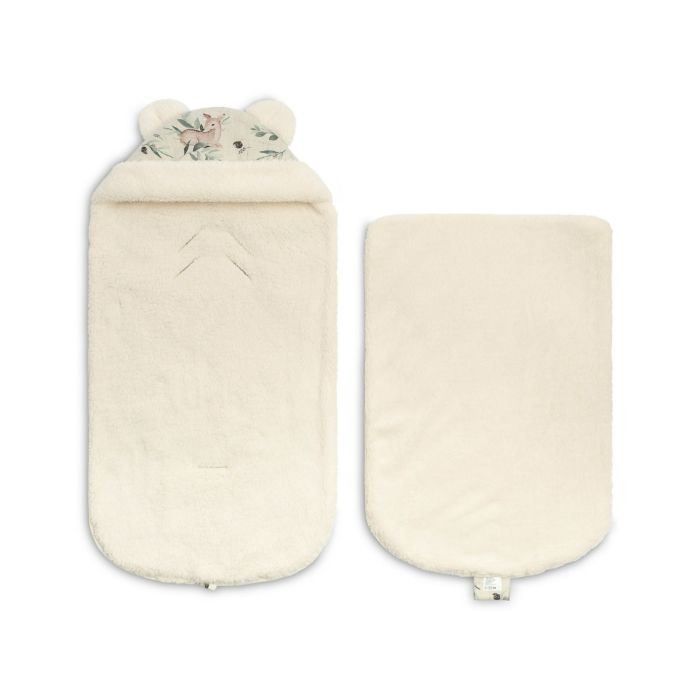 Šiltas vokelis automobilinei kėdutei, vežimėliui "Vintage" 43x80 cm Deer