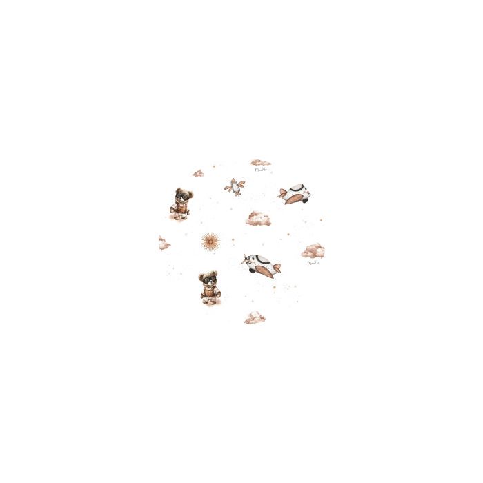 Miegmaišis kūdikiui "Aviator teddy beige" su kojomis 2-2.5 TOG