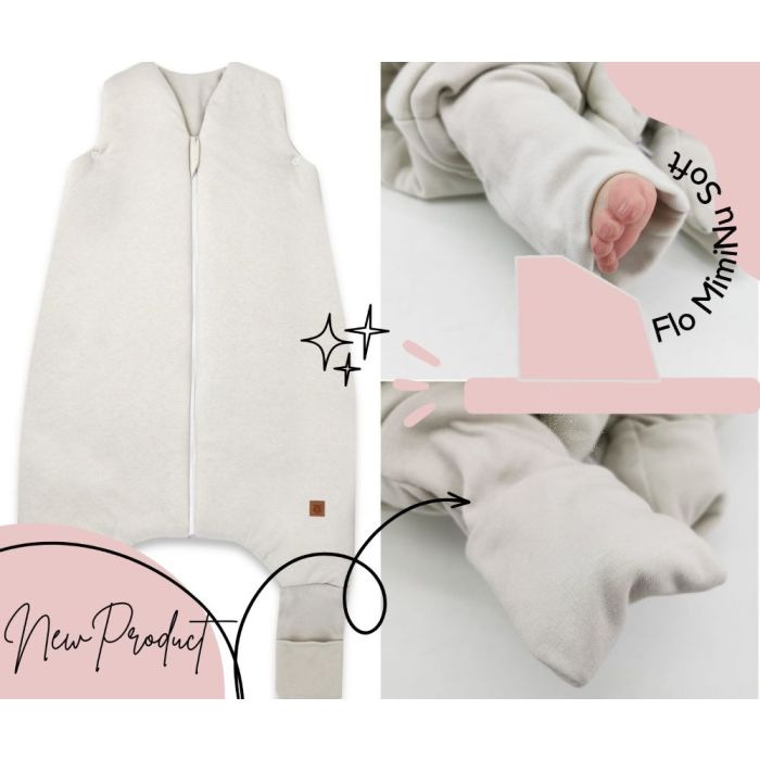 Miegmaišis kūdikiui "Flo powder pink" su kojomis 2-2.5 TOG