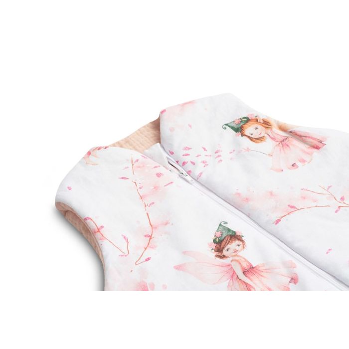 Miegmaišis kūdikiui "Fairies in pink"  1 TOG / 2.5 TOG L, XL dydžiai