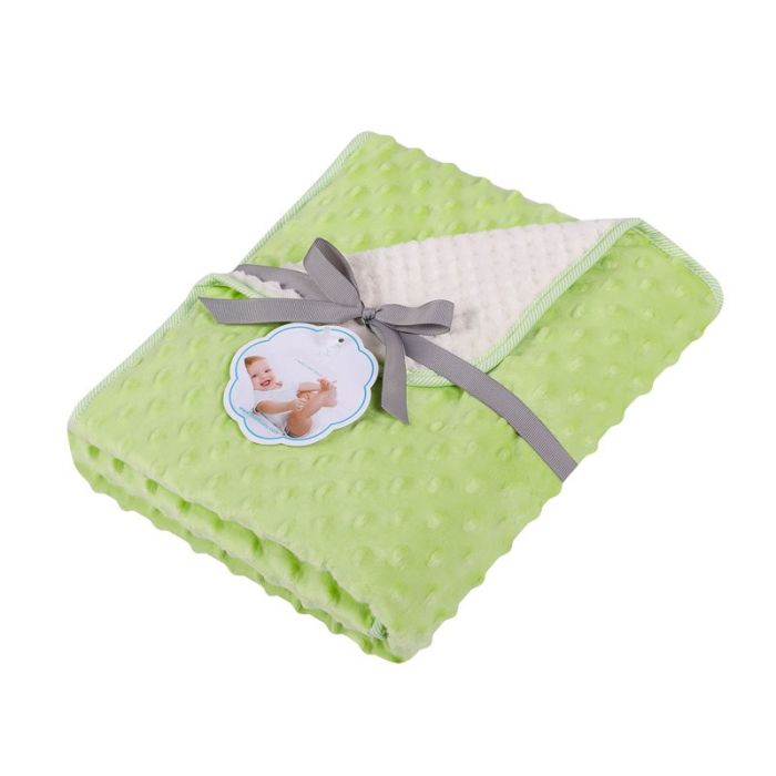 Pledas kūdikiui "Double" 80x90 (įvairios spalvos) 1 vnt.