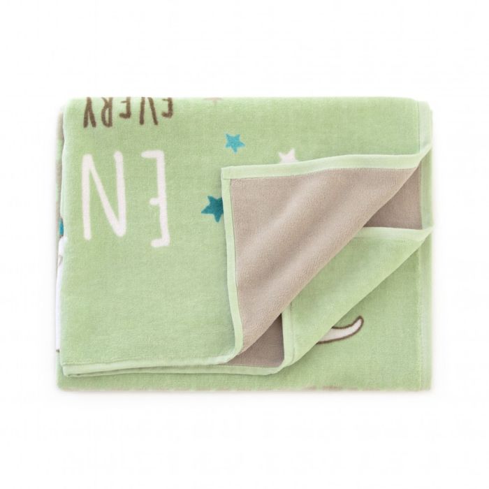Minkštas veliūrinis pledas kūdikiui "Enjoy" 80x100 cm 