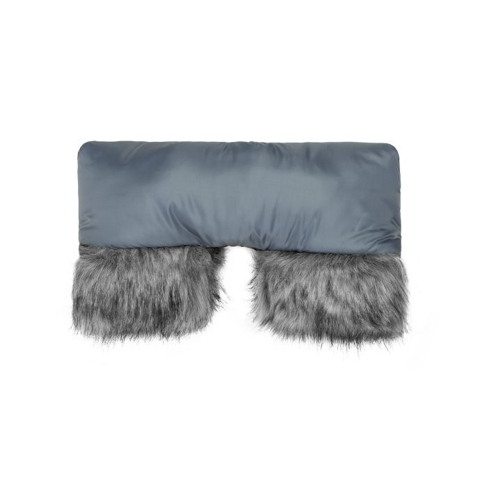 Pirštinės-mova vežimėliui ar rogėms "Fox" grafito spalvos