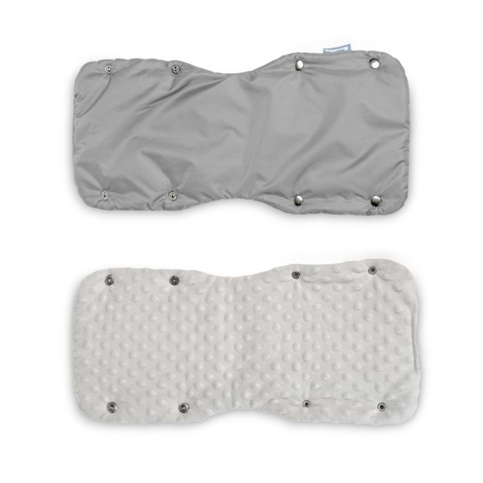 Pirštinės-mova vežimėliui ar rogėms "Warm" pilkos spalvos