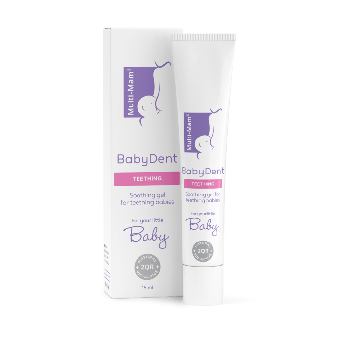 MULTI-MAM babydent gelis dygtantiems dantukams 15 ml