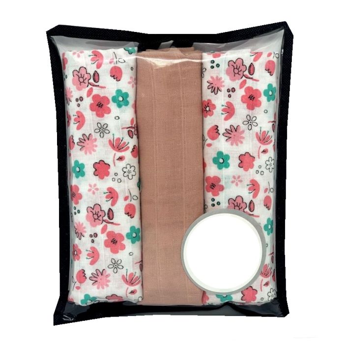 Muslino vystyklų rinkinys kūdikiams "Nr 22" 