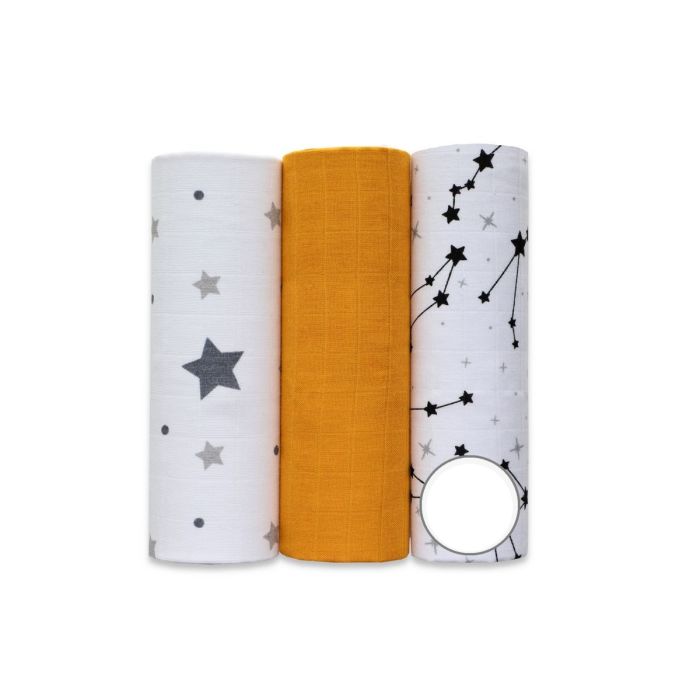 Muslino vystyklų rinkinys kūdikiams "Nr37" 