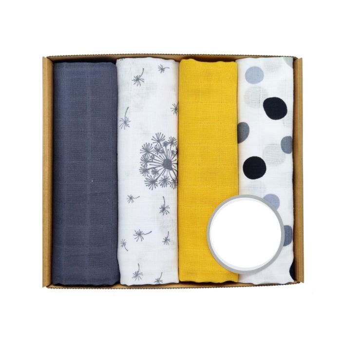 Muslino vystyklų rinkinys kūdikiams "1" 