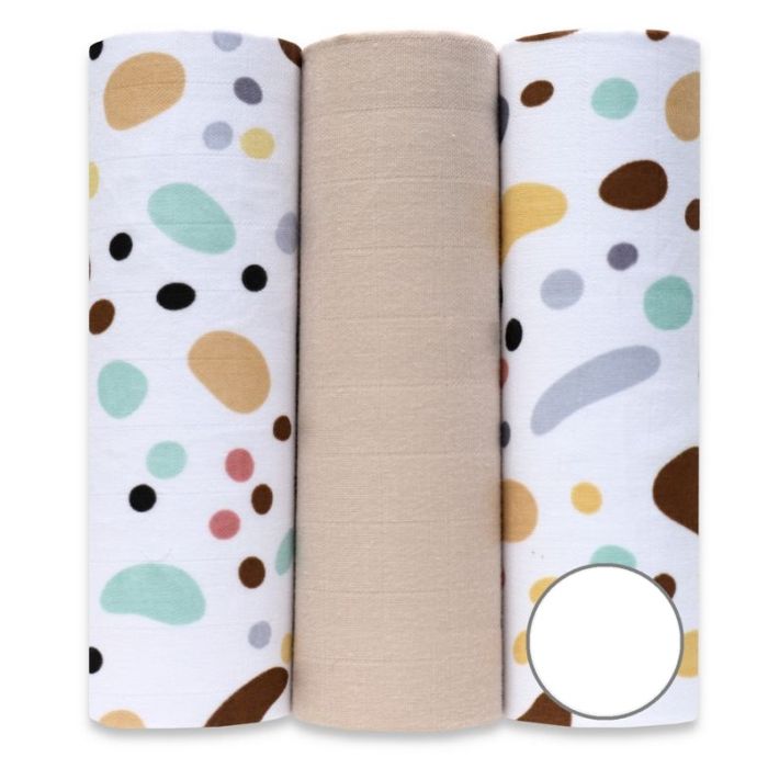 Muslino vystyklų rinkinys kūdikiams "Nr41" 