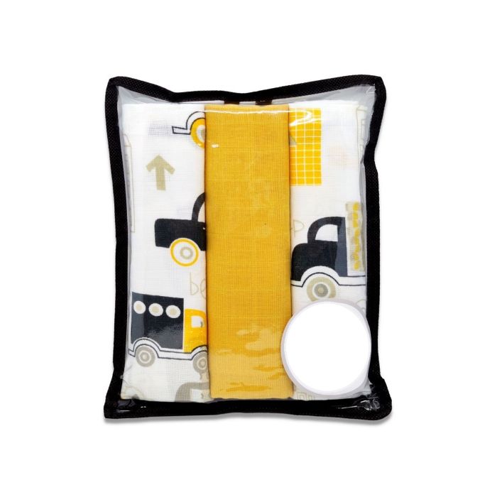 Muslino vystyklų rinkinys kūdikiams "Nr28" 