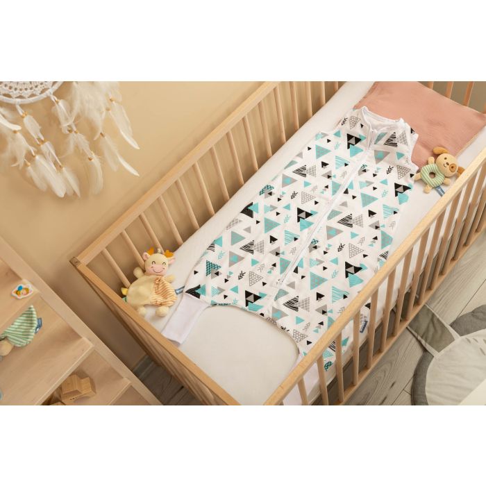 Muslino miegmaišis kūdikiui "Triangles" M