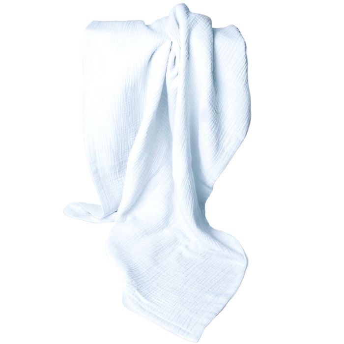 Muslino pledukas kūdikiui "Toffee white" 75x100 cm 