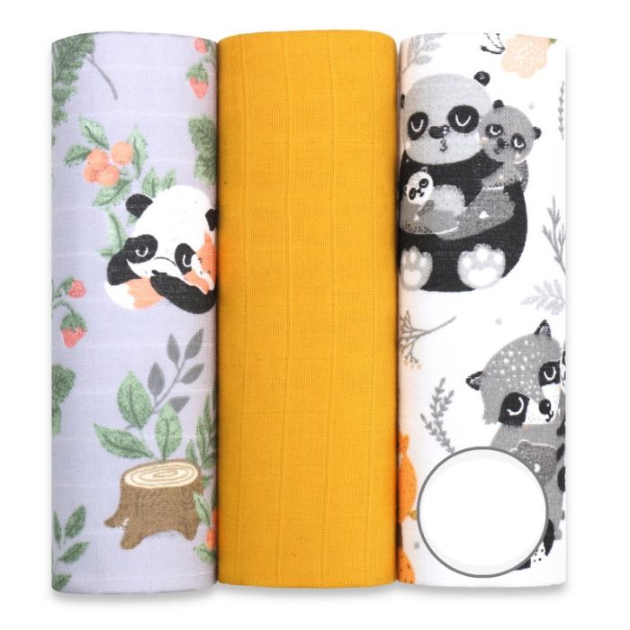 Muslino vystyklų rinkinys kūdikiams "Nr43"