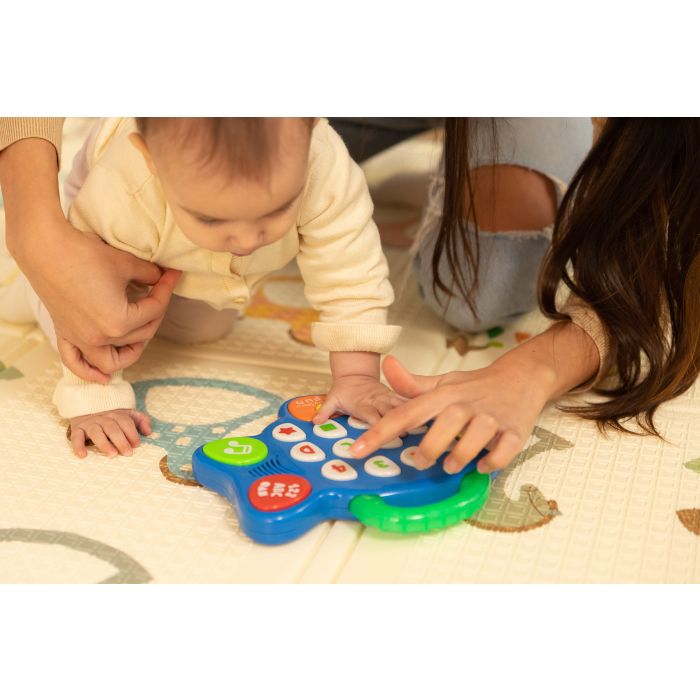 Lavinamasis žaislas kūdikiui  "Music fish"