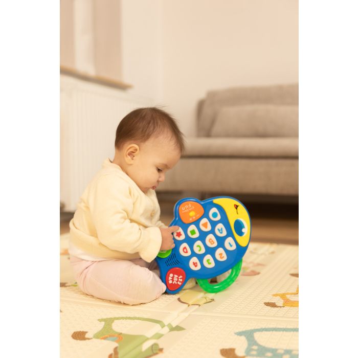 Lavinamasis žaislas kūdikiui  "Music fish"