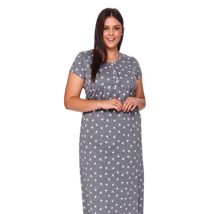 Naktiniai maitinančioms ir nėščiosioms "Miss" dark grey