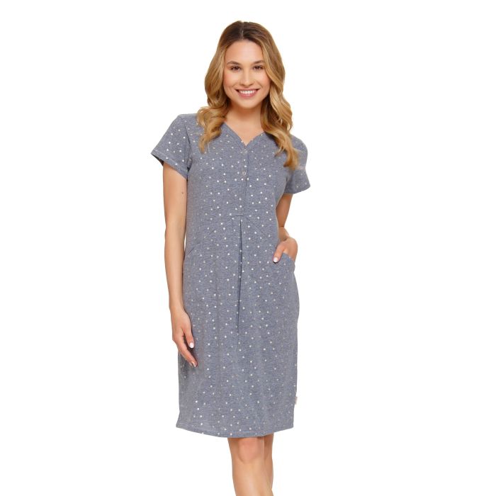 Naktiniai maitinančioms ir nėščiosioms "Lovely" dark grey