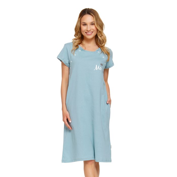 Naktiniai maitinančioms ir nėščiosioms "Mamma" ice blue