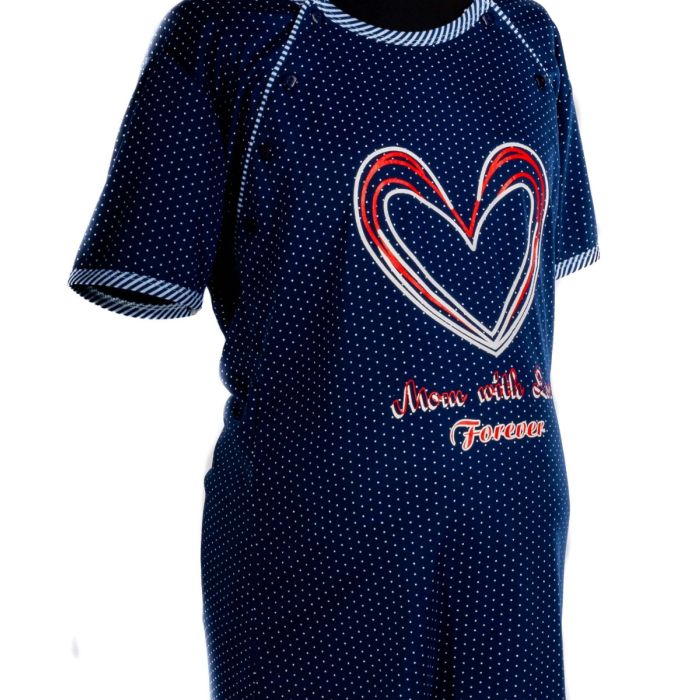 Naktiniai maitinančioms ir nėščiosioms "Dots&Hearts"