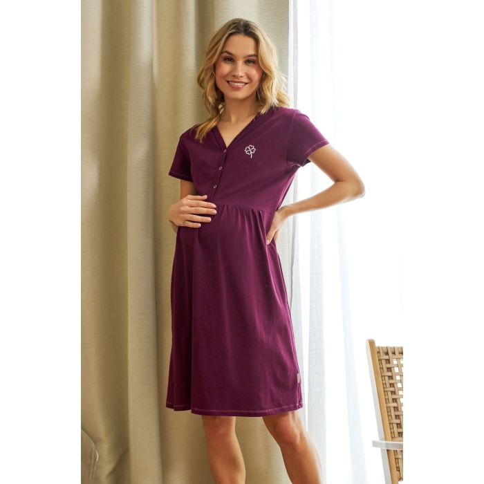 Naktiniai maitinančioms ir nėščiosioms "Clover" burgundy 